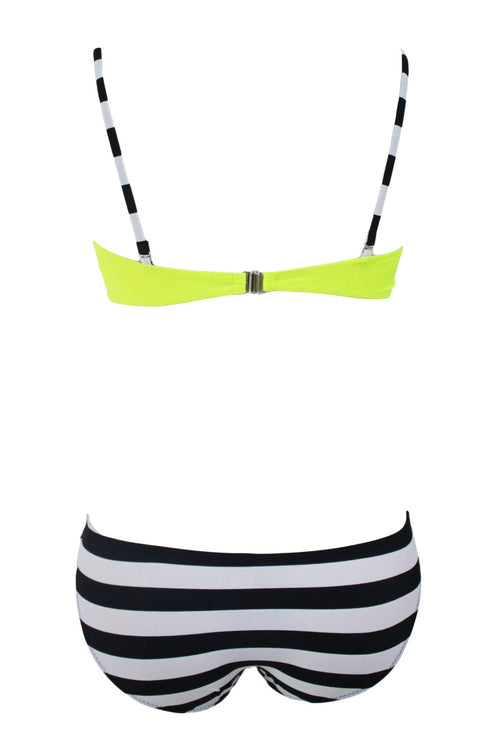 Sexy Padded Gather Push-Up Bikini Set